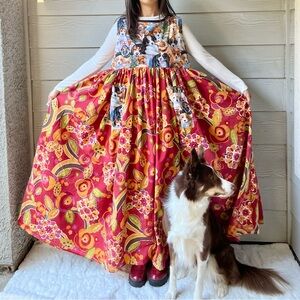 Handmade Dogs Puppy Sleeveless Dress SKU 10094 Combo